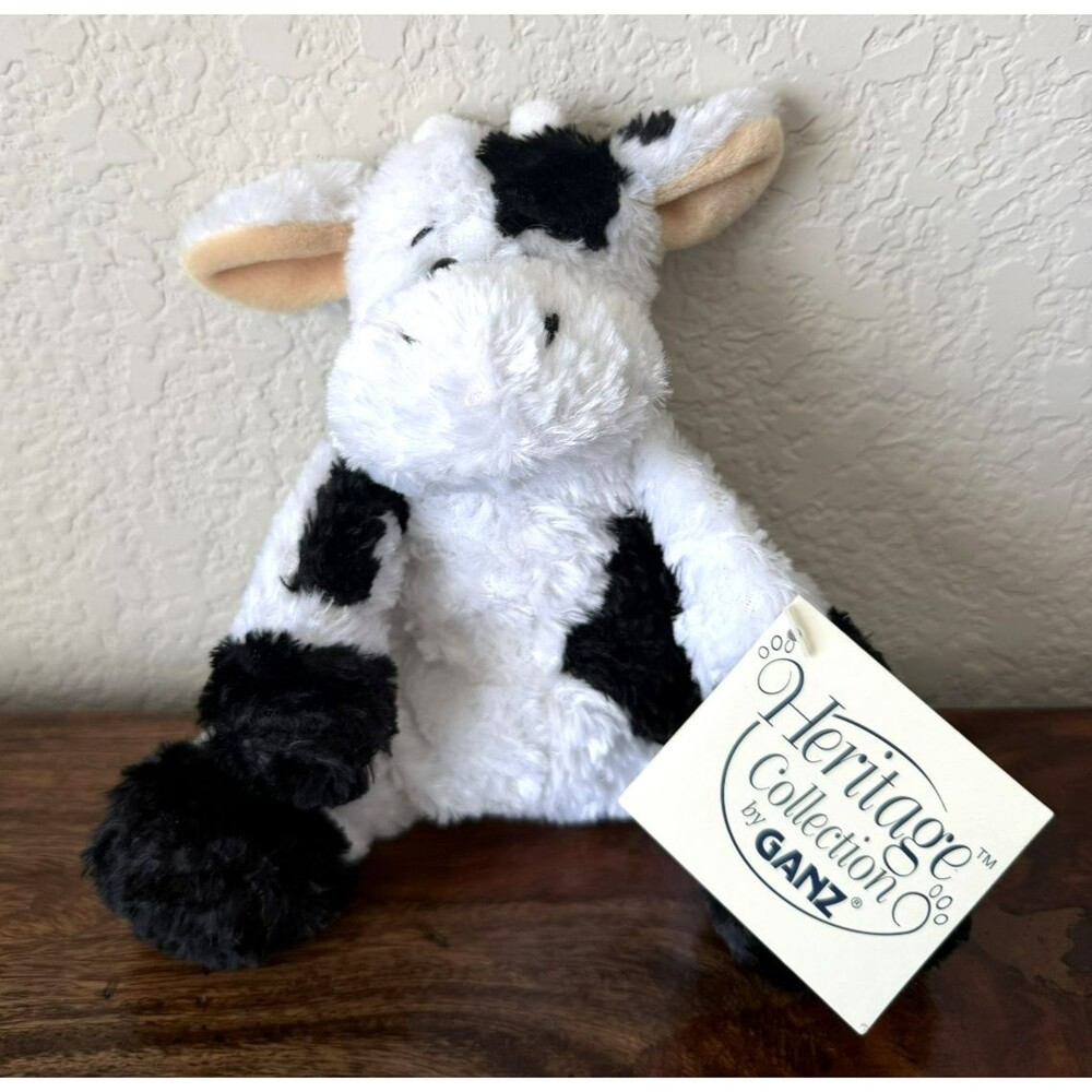 Ganz Lil Clarabelle Heritage Collection Cow Plush Stuffed Animal NWT